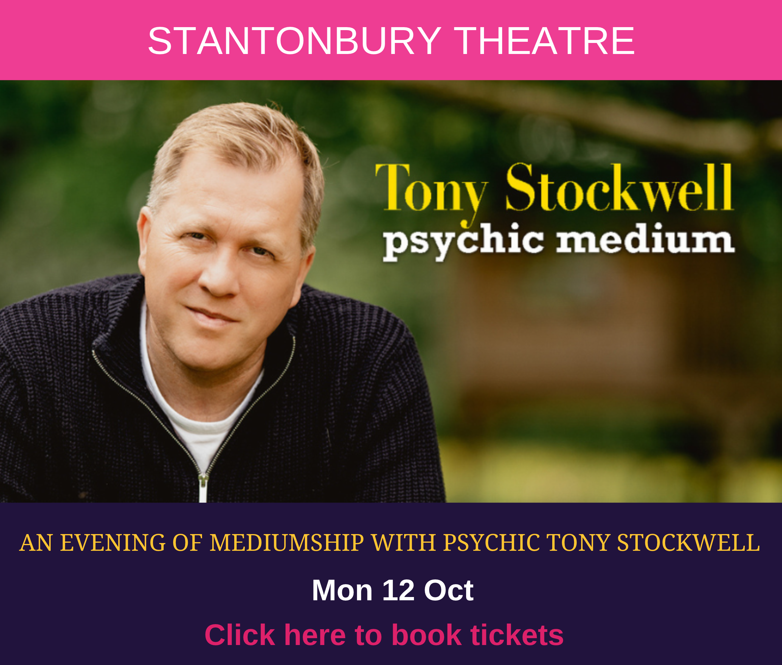 An Evening of Mediumship with Psychic Tony Stockwell An Evening of Mediumship with Psychic Tony Stockwell