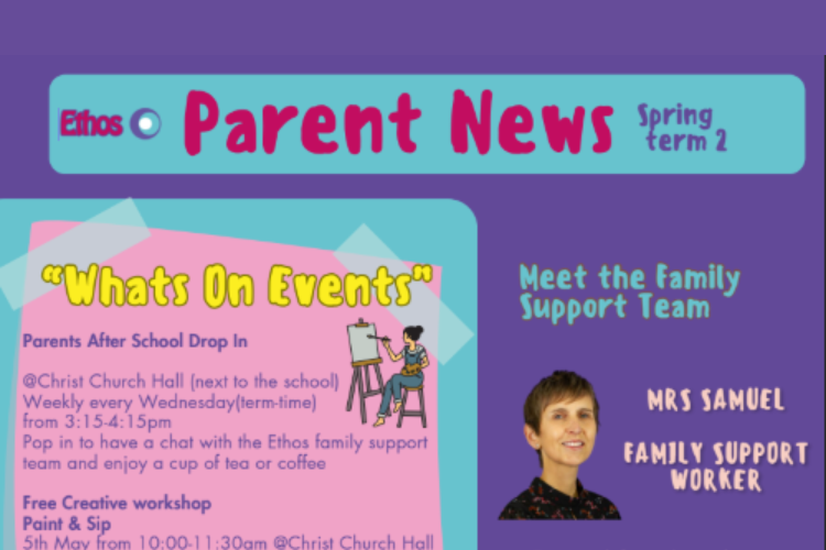 Welcome to the first Summer Term edition of the Ethos Newsletter.