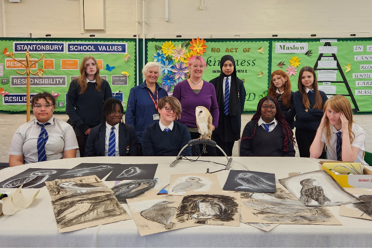 Birds of Prey Workshop Inspires Year 8 Artists