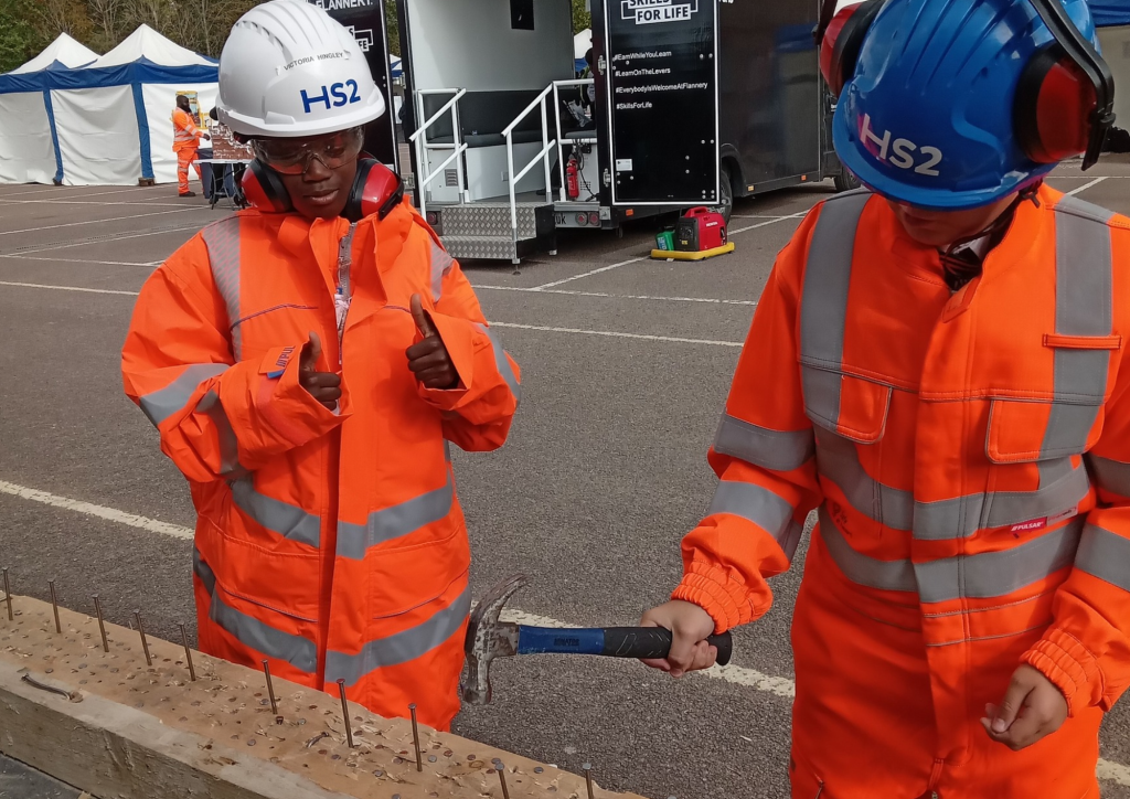 Building Future Careers: Stantonbury Students Inspired at HS2 Construction Gala